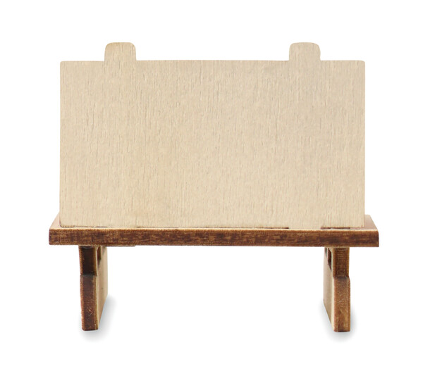 Gnome on wooden sleigh Frosty Sleigh - Grey