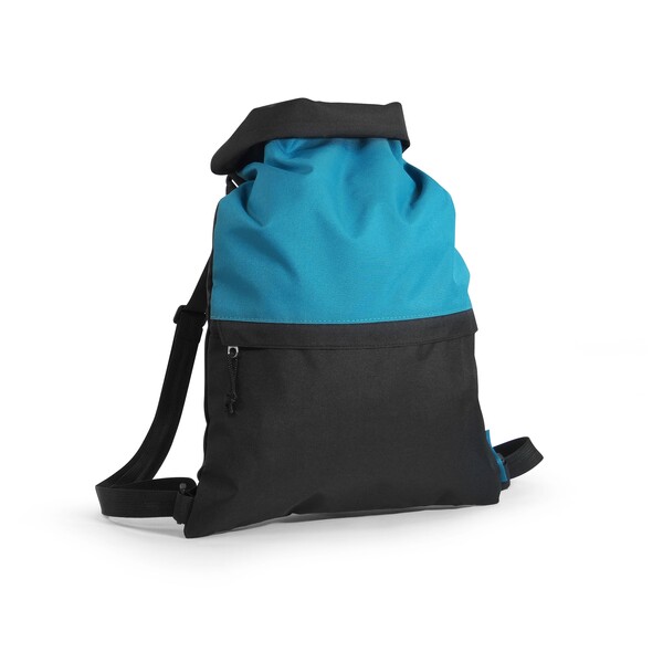 Sac à dos polyester recyclé 300D  BACKY - bleu