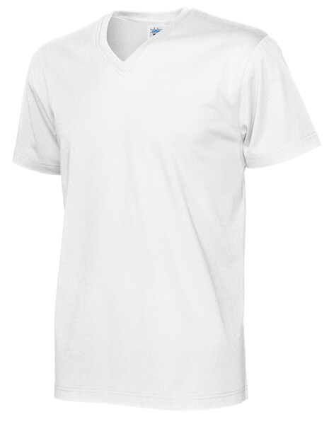 Cottover Gots T-shirt V-neck Man white L
