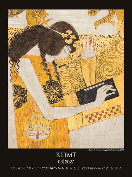 Nástenný Kalendár Gustav Klimt 2027