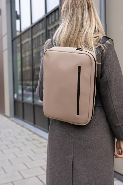 VINGA Baltimore RCS convertible backpack brief - Greige