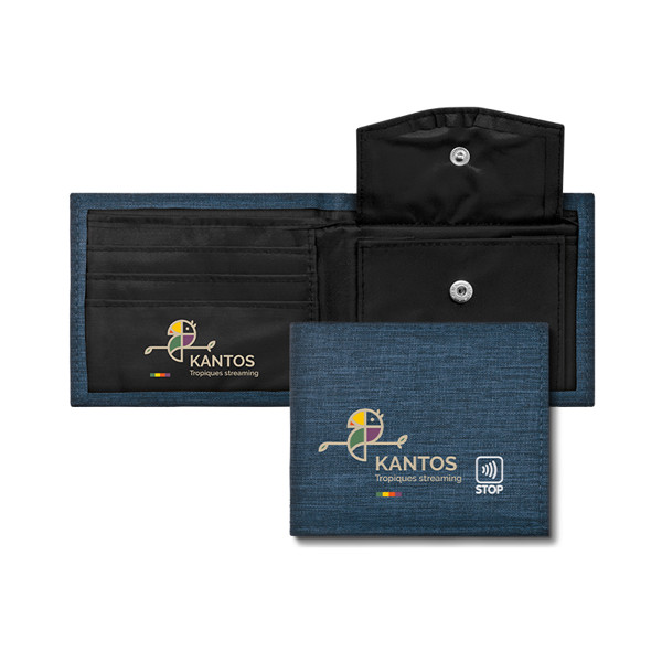 RPET ANTI RFID WALLET - Gris / 