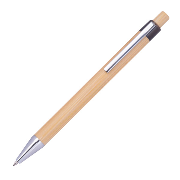 CAMILLO Bambusové guľôčkové pero - Beige