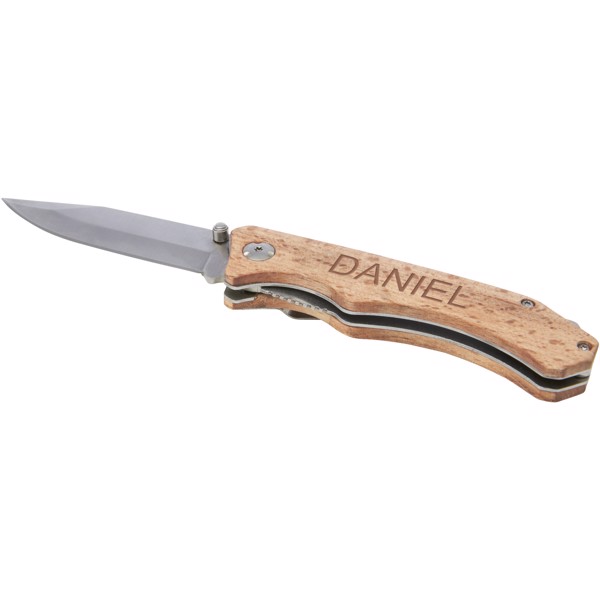 Dave pocket knife with belt clip