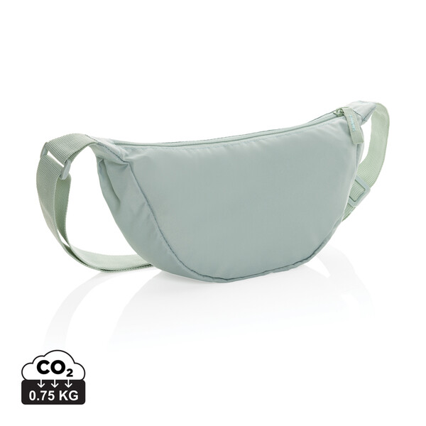 Sac banane en bandoulière en rPET AWARE™ Crescent - Iceberg Green