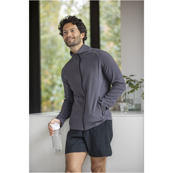 Zelus men's fleece jacket - White / 3XL