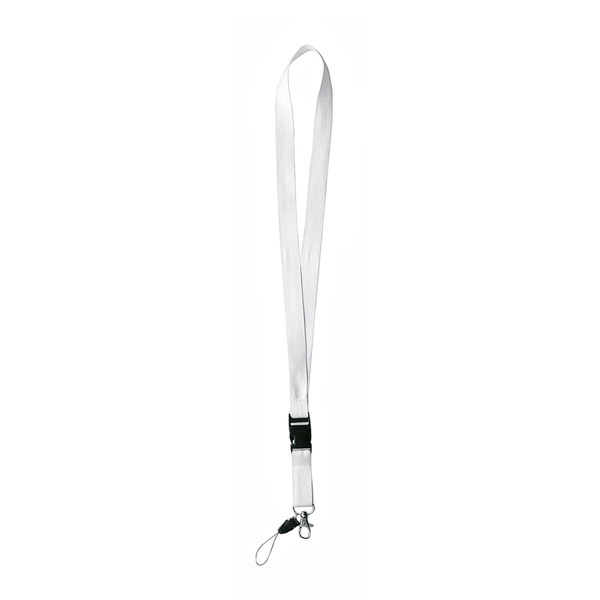 Lanyard Duble - Blanco