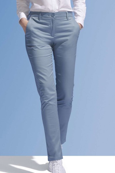 Sol's Jared Women - Satin Stretch Trousers - Black / 40