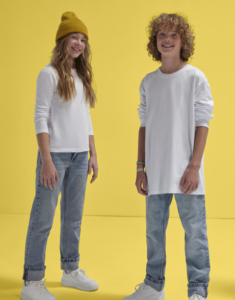 #E150LSL T-Shirt / Kids - White / 7/8 (122/128)