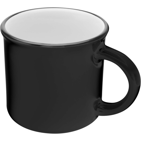 Keramický hrnček 240 ml Bari - Jednofarebná čierna