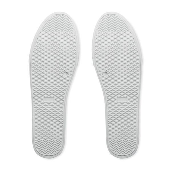 Baskets en PU taille 47 Blancos