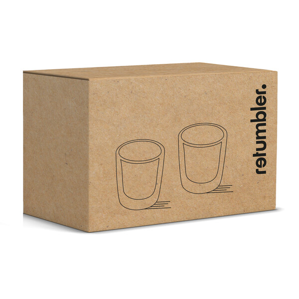 Gobelet à expresso thermique DUOSHOT GLASS - transparent