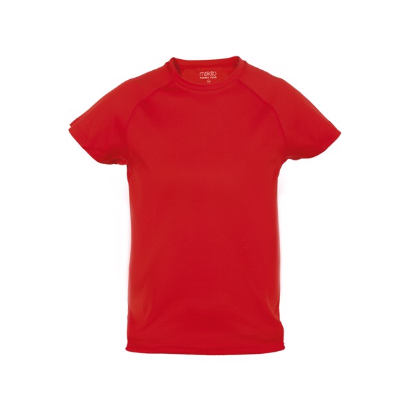 T-Shirt Criança Tecnic Plus - Vermelho / 10-12