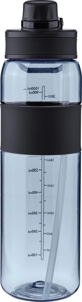 Tritanová fľaša na pitie (900 ml) Lyra - Čierna