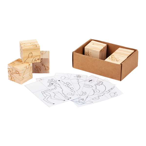 Animal World wooden blocks
