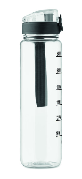 Sport-Trinkflasche RPET 1L Isforden Mark - Transparent