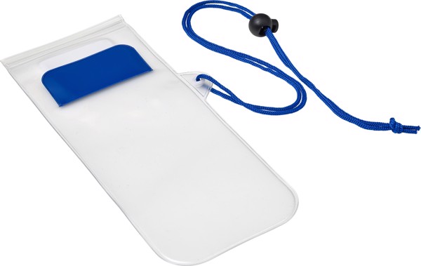 PVC pouch for mobile devices - Light Blue