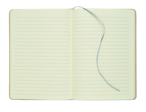 DIN A5 Notizbuch für Gravur Route - Silber