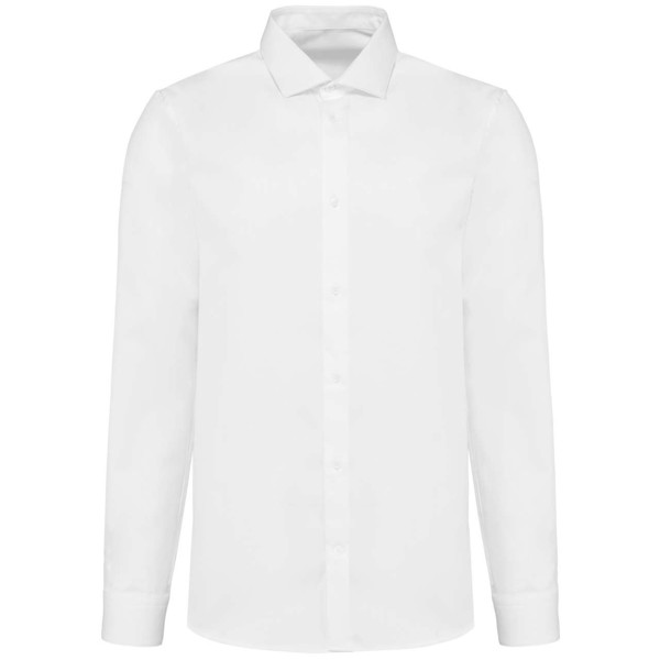 Men's Pinpoint Oxford Long-Sleeved Shirt - White / L