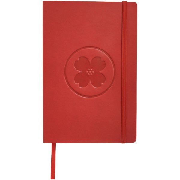 Zápisník Classic A5 v měkkých deskách - Červená s efektem námrazy