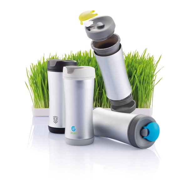 Boom eco mug - Black / Grey