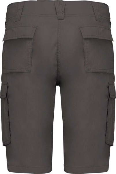 Ladies' Lightweight Multipocket Bermuda Shorts - Light Charcoal / 44