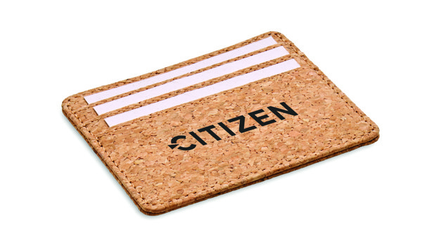 Cork cardholder with RFID Wallk