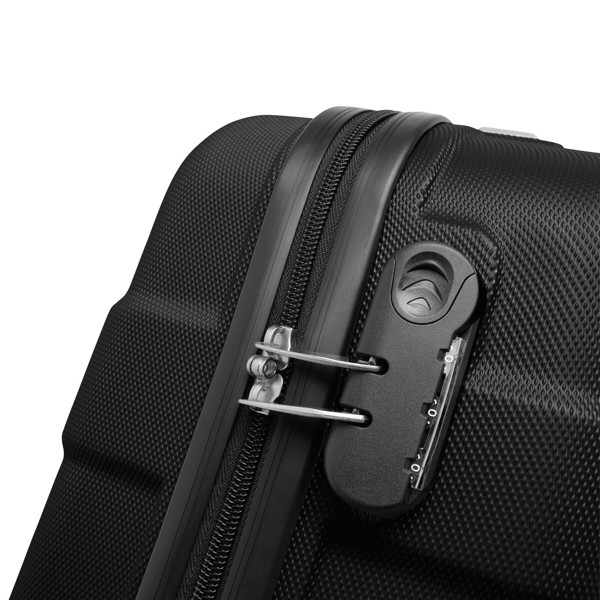 Monza cabin trolley, ABS, 550x350x200 mm - Black