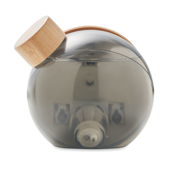 Droppy Lux LCD table clock, water powered, bamboo