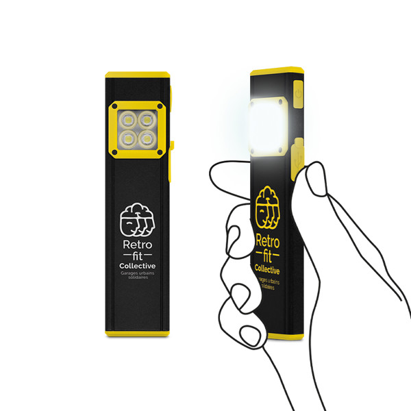 ULTRA-POWERFUL COMPACT LED LAMP - Jaune / Jaune