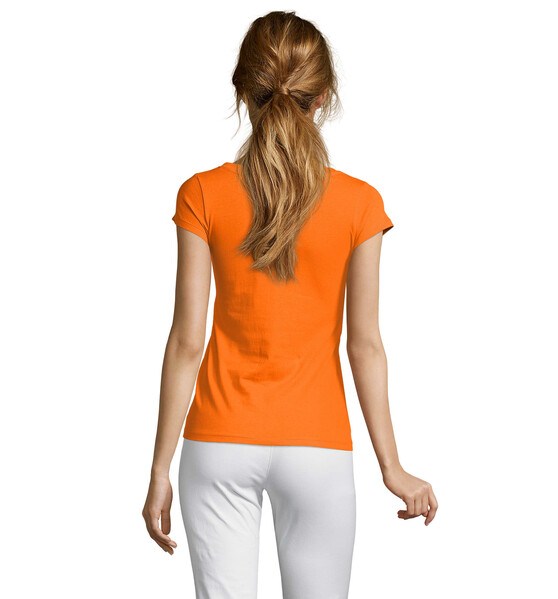 MOON T-SHIRT SENHORA 150g - LaranjaS