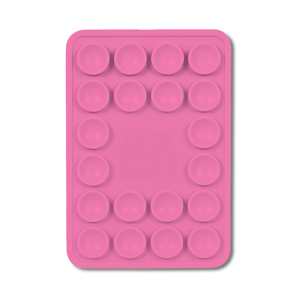 Selfie suction adhesive phone case - Vivid Pink