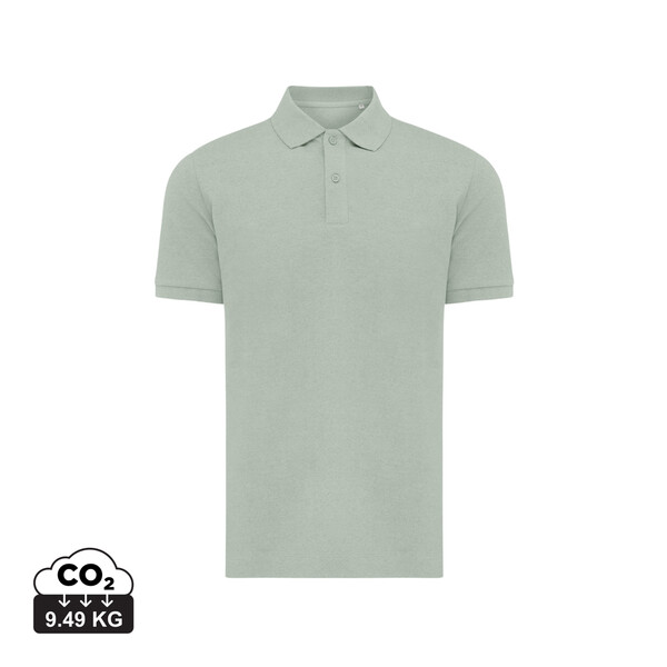 Polo tričko IQONIQ Yosemite z recykl. bavlny - Iceberg Green / XXXL