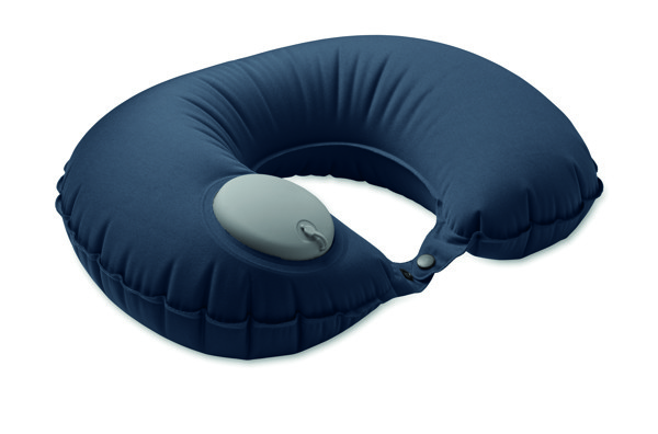 Cuscino da viaggio gonfiabile Heddow - Blu