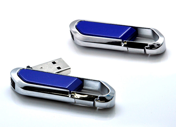 USB flash drive XT438 carabine - BLACK_1GB