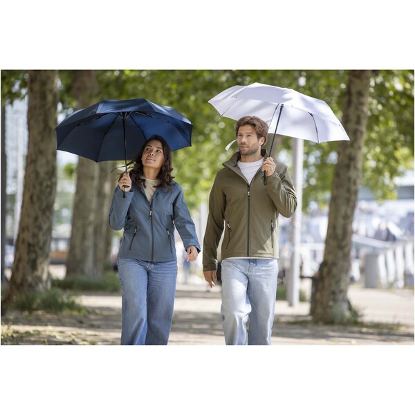 Agnes 21" foldable auto open RPET umbrella - Royal Blue