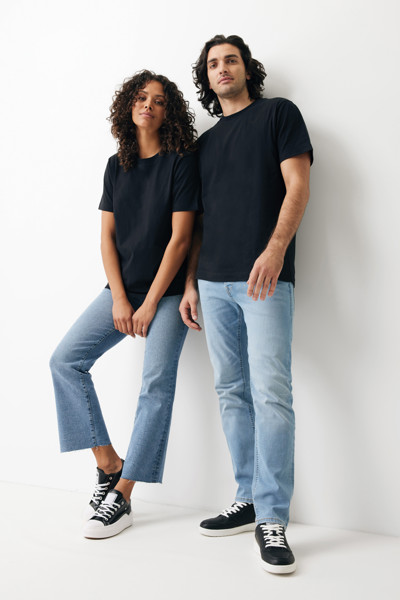 T-shirt coupe décontractée en coton recyclé IQONIQ Kakadu - Noir / XXL