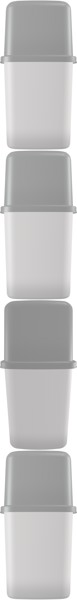 RECYCLED PET BOX - DARK GREY