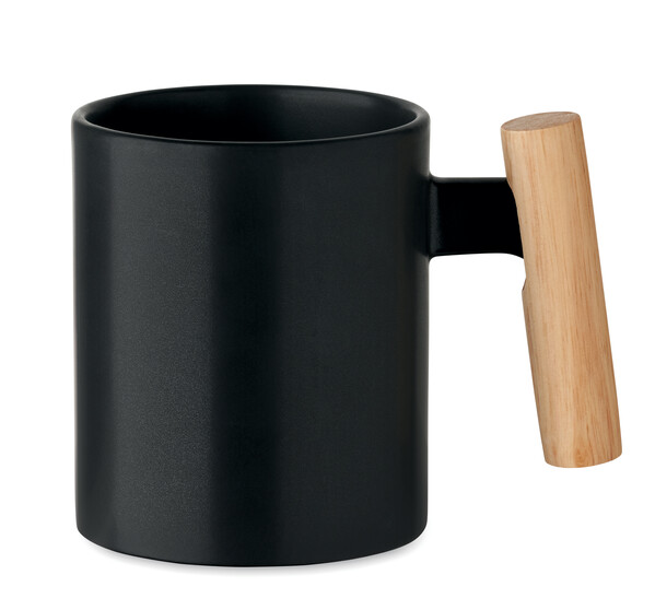 Ceramic mug 320 ml Crenate - Black