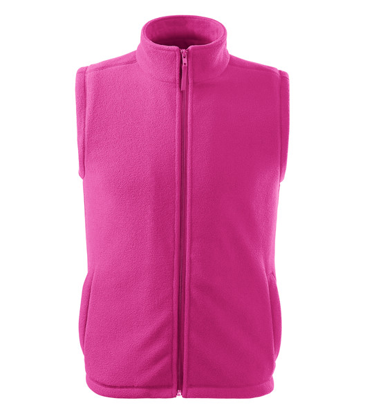 Fleece Vesta Unisex Rimeck® Next - Fuchsia Red / 2XL