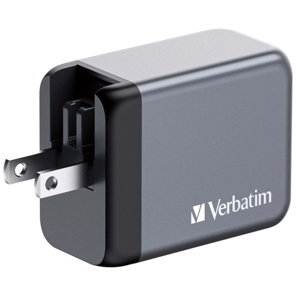 Verbatim GaN cestovní adaptér GNC-65, 2xUSB-C PD 65W