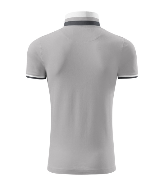 Polokošile Pánská Malfini Premium® Collar Up - Silver Gray / 3XL