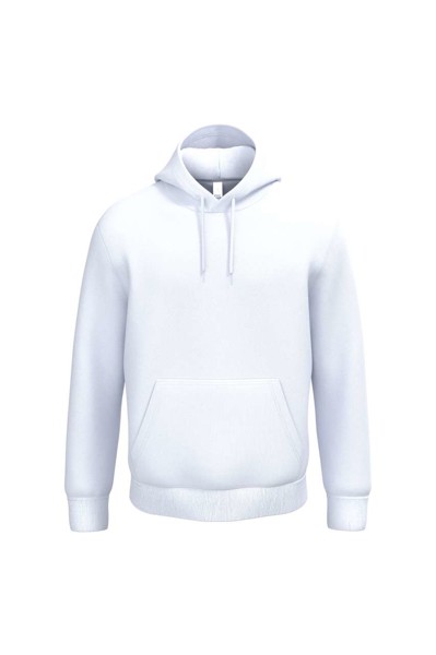Unisex Basic Hoodie Tubular Sweatshirt - Ideal White / 2XL