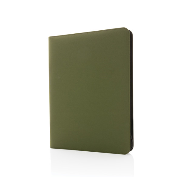 Impact Aware™ deluxe 300D tech portfolio with zipper - Green