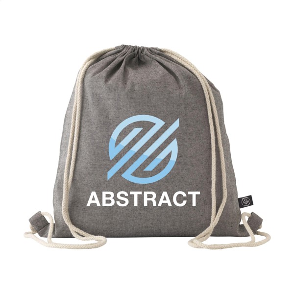 GRS Recycled Cotton PromoBag (180 g/m²) sac à dos - Gris