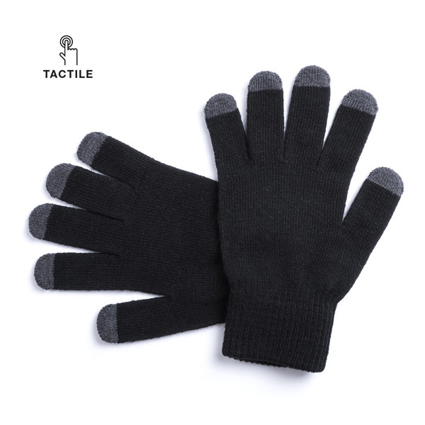 Gant Tactile Tellar - Gris / Noir