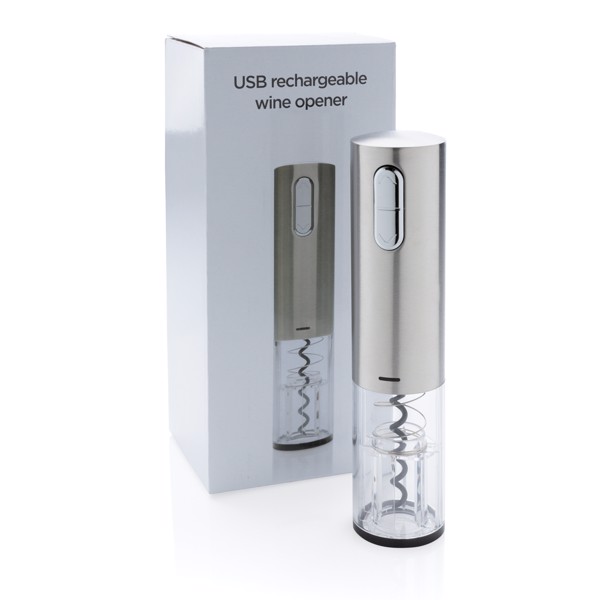 Xd Collection wine opener, USB, lithium 3.6V