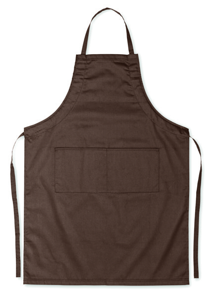 Tablier de cuisine ajustable Fitted Kitab Granada - Chocolat