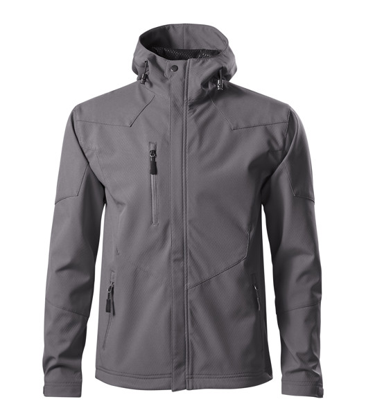 Softshellová Bunda Pánská Malfini® Nano - Ocelově Šedá / 2XL