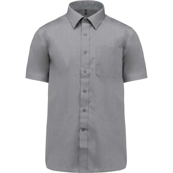 Ace - Short-Sleeved Shirt - Marl Storm Grey / XS
